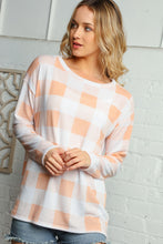 Load image into Gallery viewer, PLAID GINGHAM MIER HACCI LONG SLEEVE TOP
