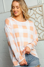 Load image into Gallery viewer, PLAID GINGHAM MIER HACCI LONG SLEEVE TOP
